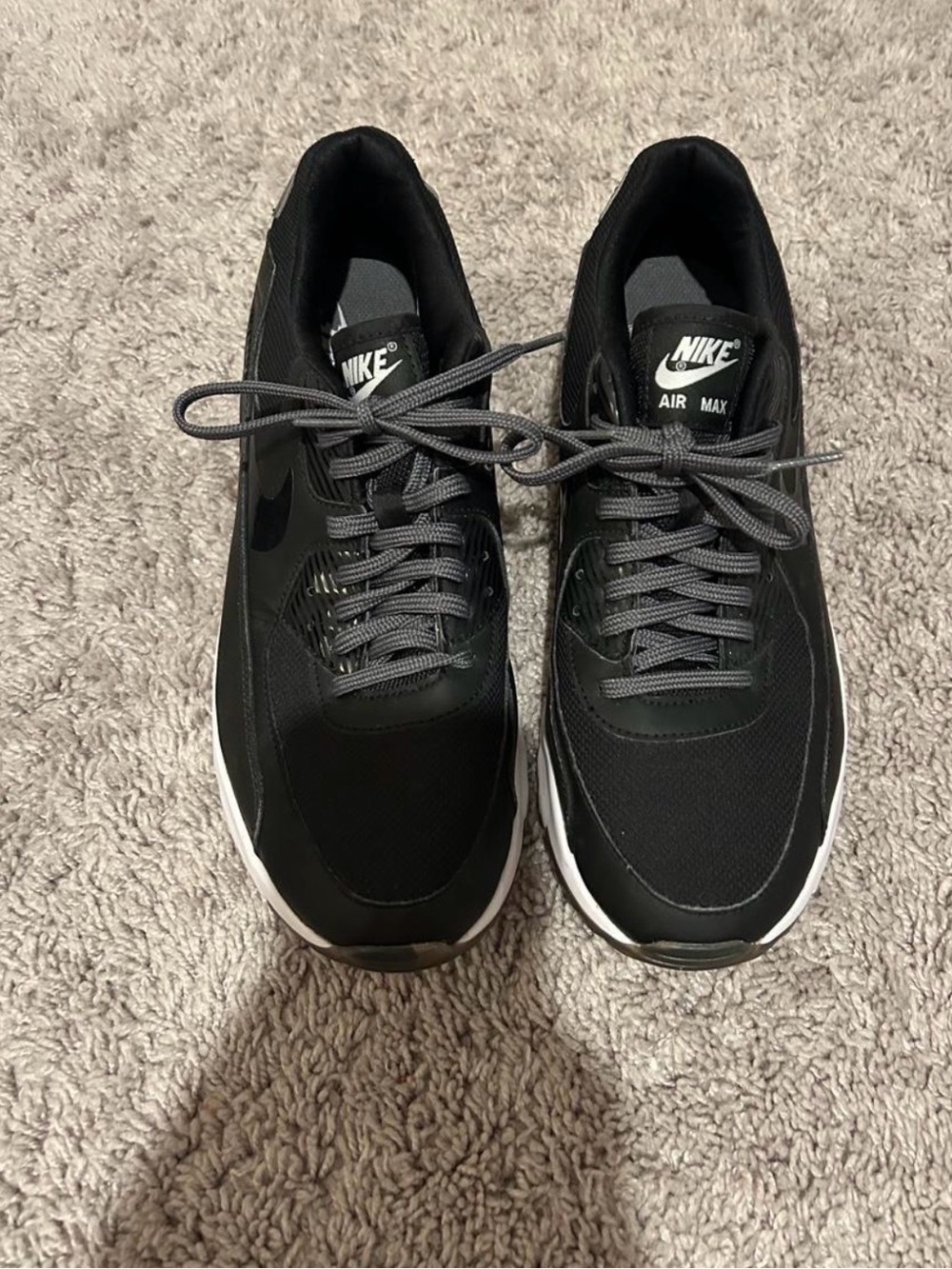 Nike Black and Gray Men's Athletic Sneakers